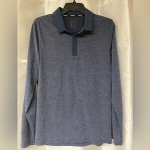 Nike Golf Men's Heathered Blue Polo Shirt